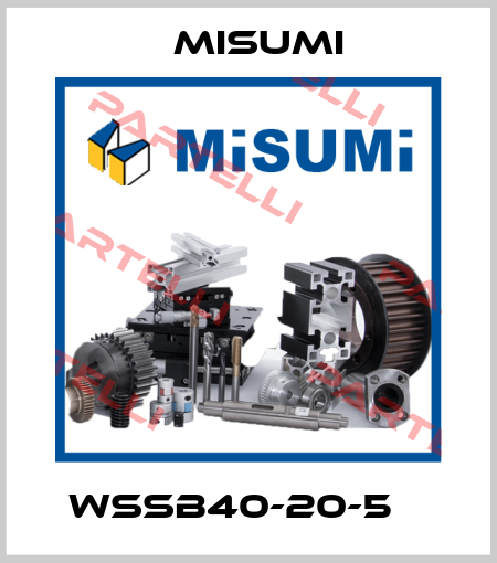 WSSB40-20-5    Misumi
