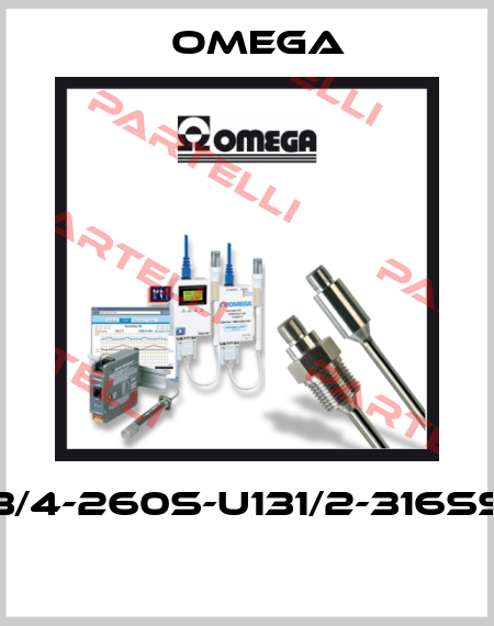 3/4-260S-U131/2-316SS  Omega