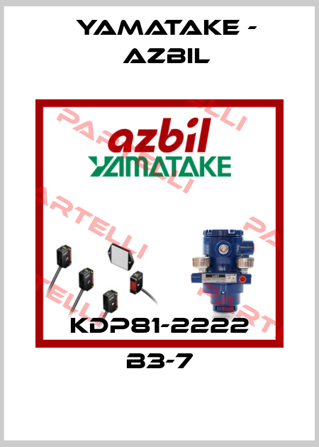 KDP81-2222 B3-7 Yamatake - Azbil