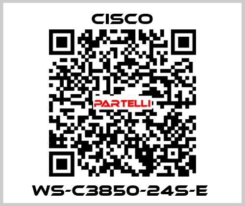 WS-C3850-24S-E  Cisco