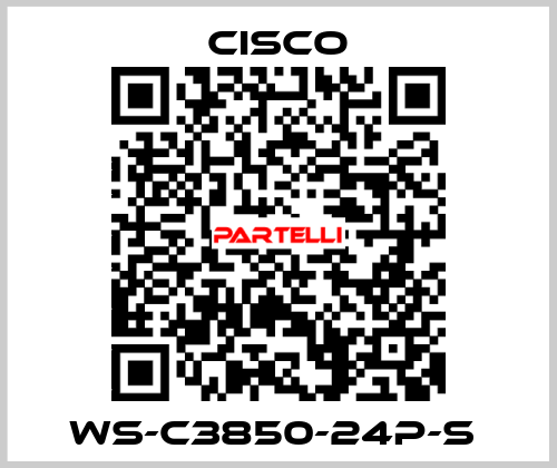 WS-C3850-24P-S  Cisco