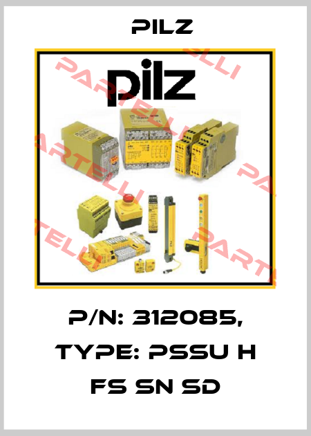 p/n: 312085, Type: PSSu H FS SN SD Pilz