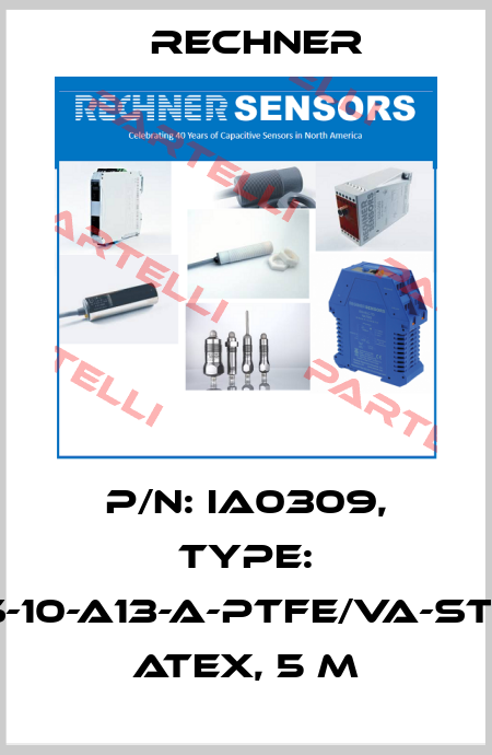 P/N: IA0309, Type: IAS-10-A13-A-PTFE/VA-StEx, ATEX, 5 m Rechner