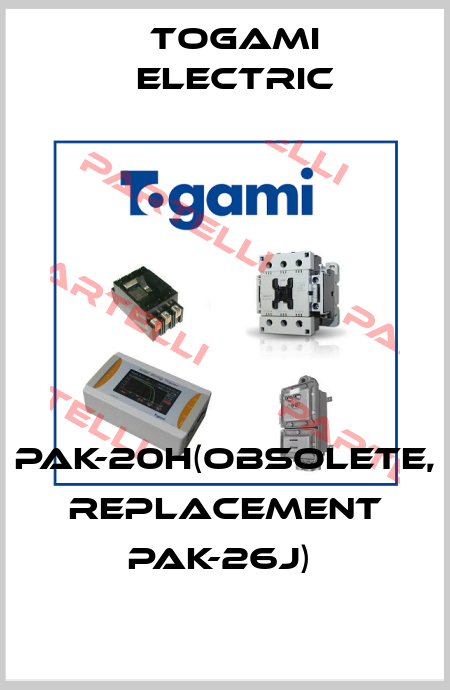PAK-20H(obsolete, replacement PAK-26J)  Togami Electric Mfg.  Co., Ltd.