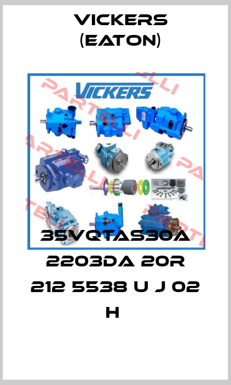 35VQTAS30A 2203DA 20R 212 5538 U J 02 H  Vickers (Eaton)