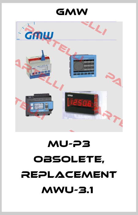 MU-P3 obsolete, replacement MWu-3.1  Gossen Muller Weigert