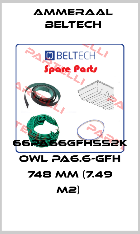 66PA66GFHSS2K OWL PA6.6-GFH 748 mm (7.49 m2)  Ammeraal Beltech
