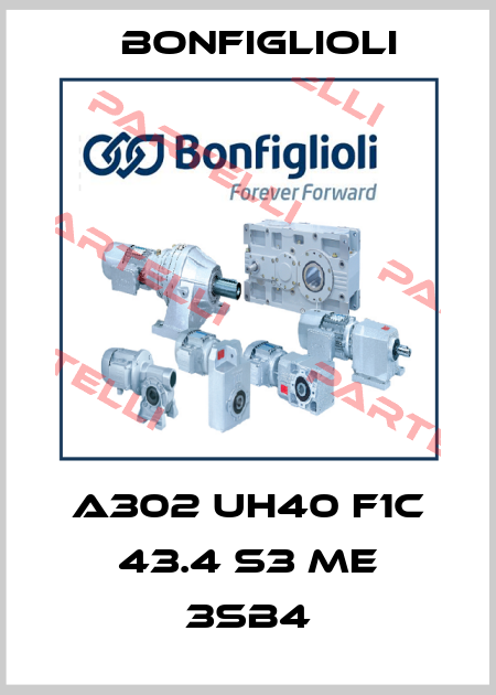 A302 UH40 F1C 43.4 S3 ME 3SB4 Bonfiglioli