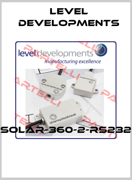 Solar-360-2-RS232  Level Developments