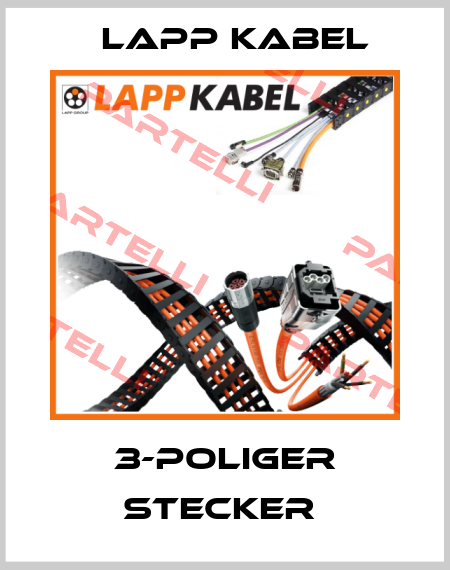 3-POLIGER STECKER  Lapp Kabel
