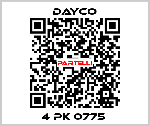 4 PK 0775  Dayco