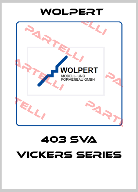 403 SVA VICKERS SERIES  Wolpert