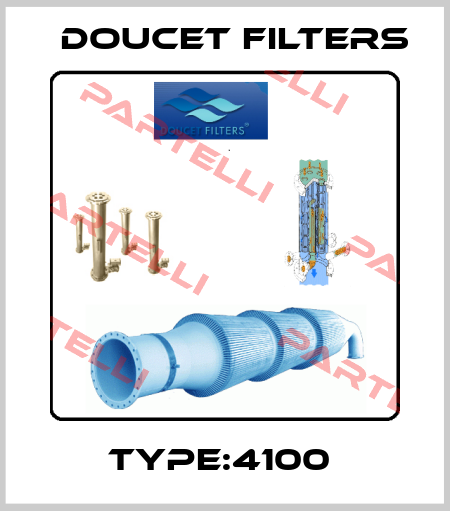 TYPE:4100  Doucet Filters