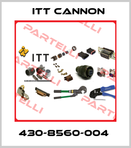430-8560-004  Itt Cannon