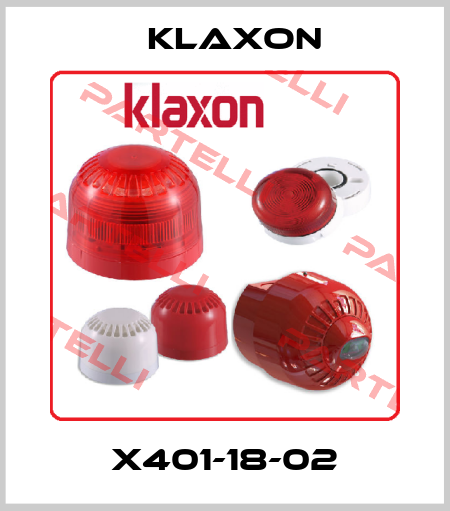 X401-18-02 Klaxon Signals