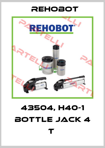 43504, H40-1 Bottle Jack 4 t  Nike Hydraulics / Rehobot