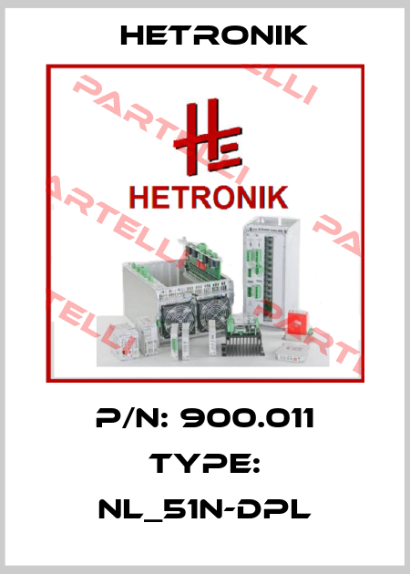 P/N: 900.011 Type: NL_51N-DPL HETRONIK
