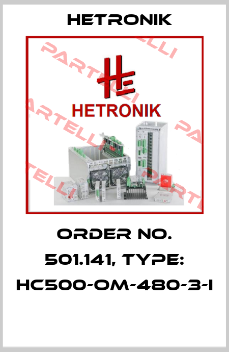 Order No. 501.141, Type: HC500-OM-480-3-I  HETRONIK