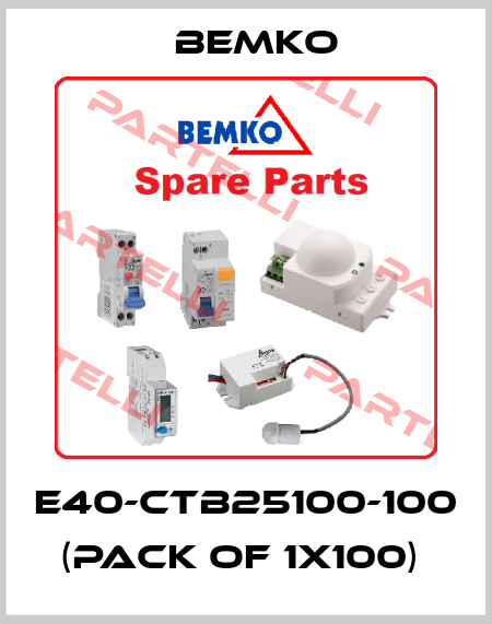 E40-CTB25100-100 (pack of 1x100)  Bemko