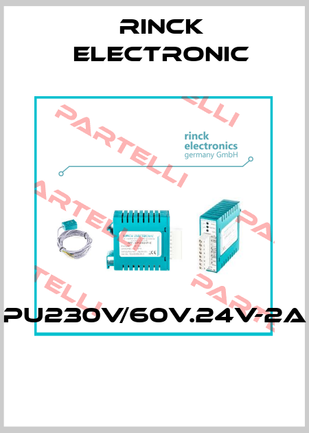 PU230V/60V.24V-2A  Rinck Electronic