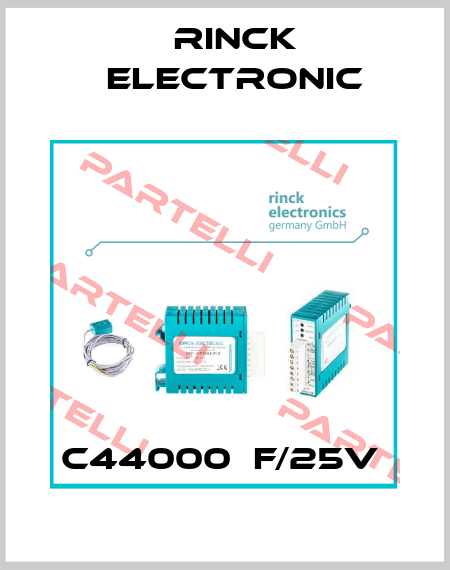 C44000µF/25V  Rinck Electronic