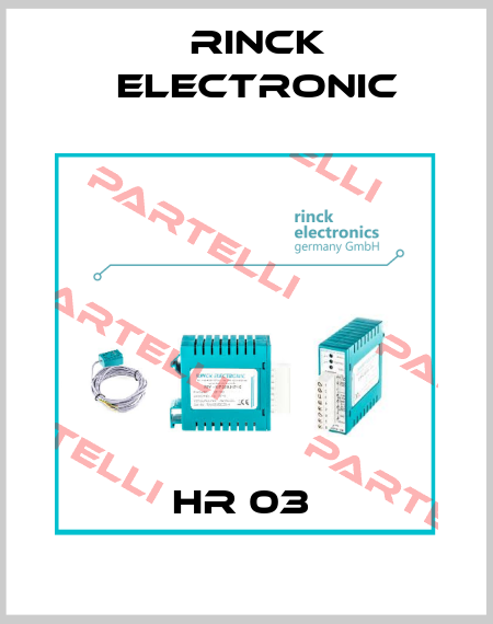 HR 03  Rinck Electronic