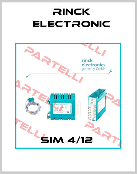 SIM 4/12  Rinck Electronic