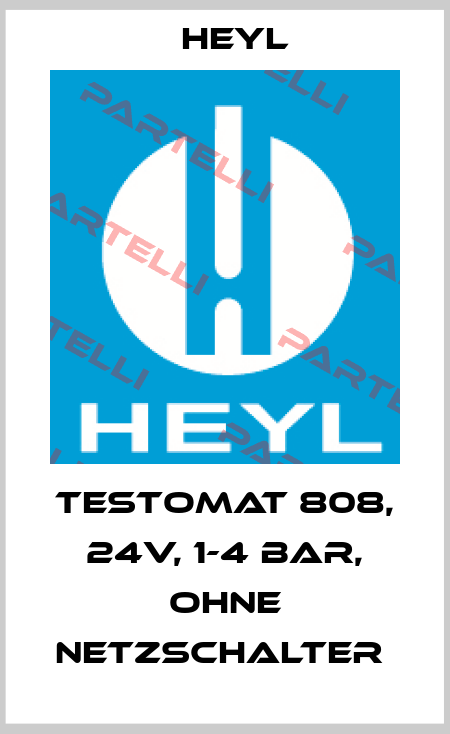 Testomat 808, 24V, 1-4 bar, ohne Netzschalter  Heyl