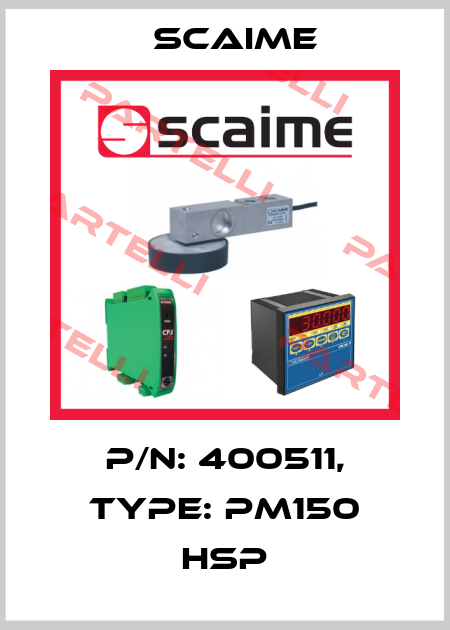 P/N: 400511, Type: PM150 HSP Scaime