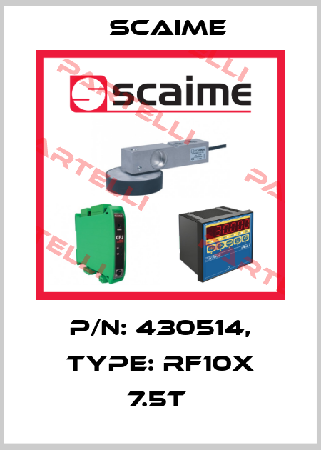P/N: 430514, Type: RF10X 7.5t  Scaime