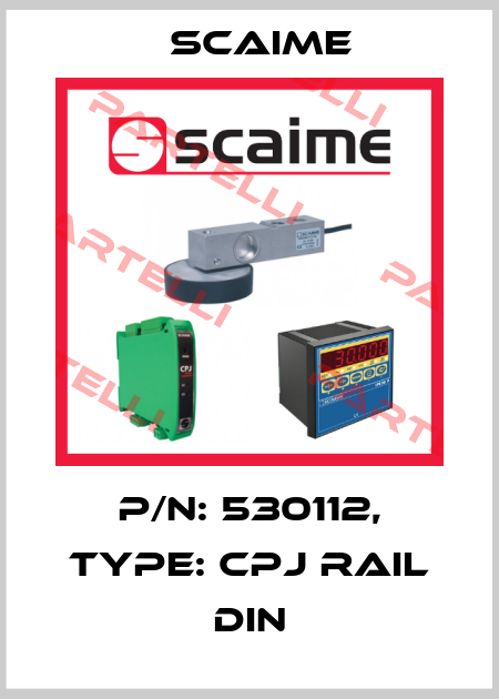 P/N: 530112, Type: CPJ RAIL DIN Scaime