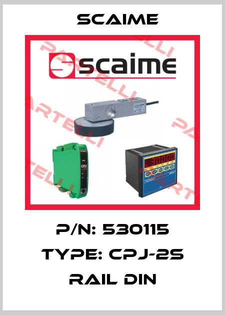 P/N: 530115 Type: CPJ-2S RAIL DIN Scaime
