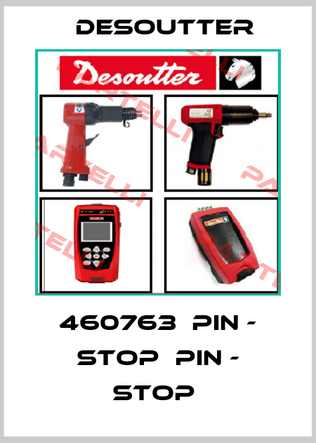 460763  PIN - STOP  PIN - STOP  Desoutter