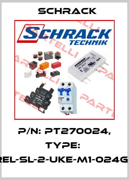P/N: PT270024, Type:  SREL-SL-2-UKE-M1-024G-12 Schrack