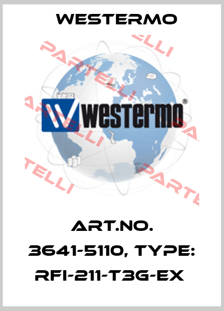 Art.No. 3641-5110, Type: RFI-211-T3G-EX  Westermo