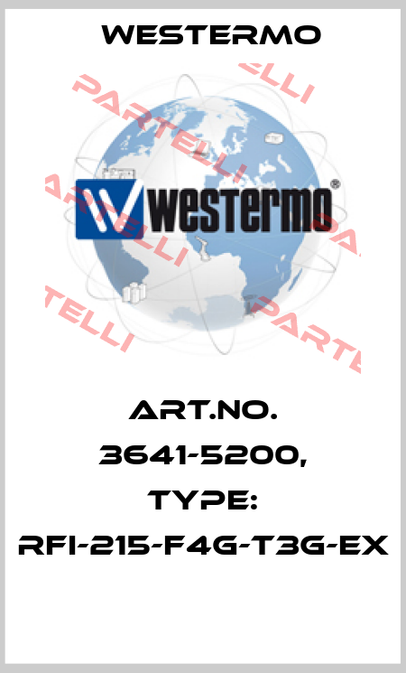 Art.No. 3641-5200, Type: RFI-215-F4G-T3G-EX  Westermo