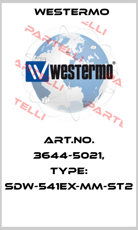 Art.No. 3644-5021, Type: SDW-541EX-MM-ST2  Westermo