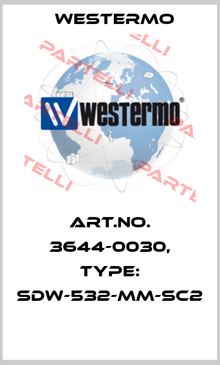 Art.No. 3644-0030, Type: SDW-532-MM-SC2  Westermo