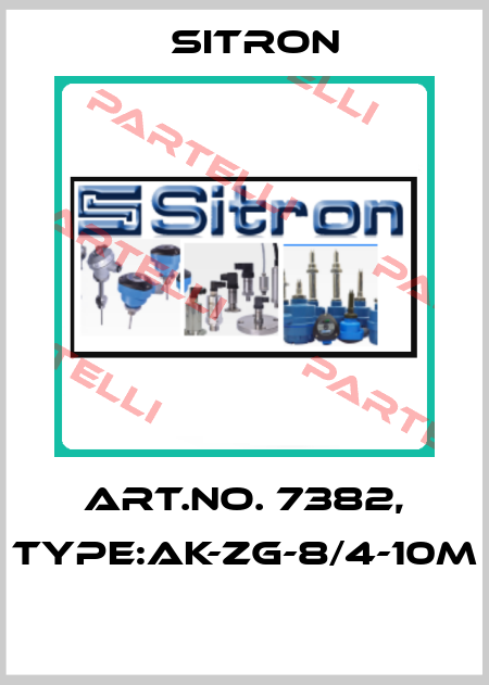 Art.No. 7382, Type:AK-ZG-8/4-10m  Sitron