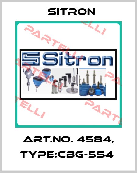 Art.No. 4584, Type:CBG-5S4  Sitron