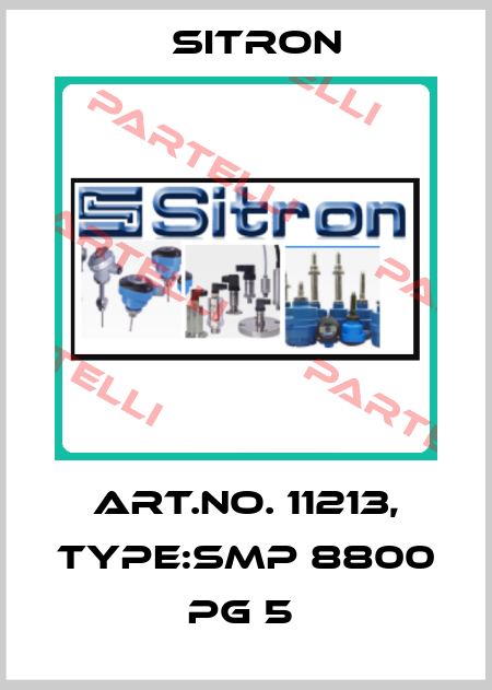 Art.No. 11213, Type:SMP 8800 PG 5  Sitron