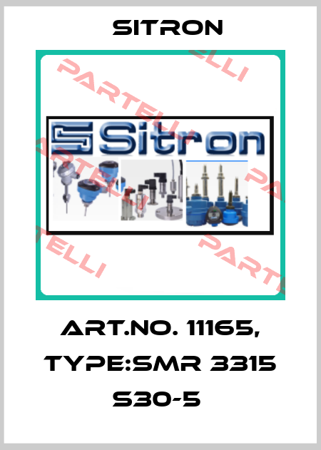 Art.No. 11165, Type:SMR 3315 S30-5  Sitron