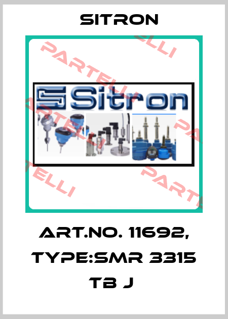 Art.No. 11692, Type:SMR 3315 TB J  Sitron