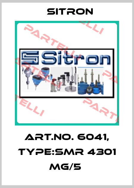 Art.No. 6041, Type:SMR 4301 MG/5  Sitron