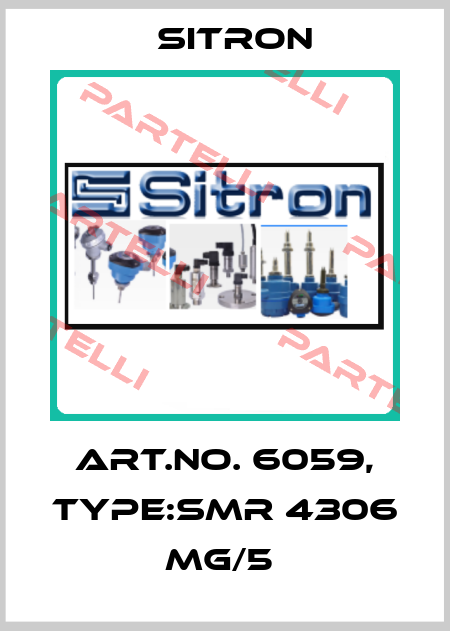Art.No. 6059, Type:SMR 4306 MG/5  Sitron