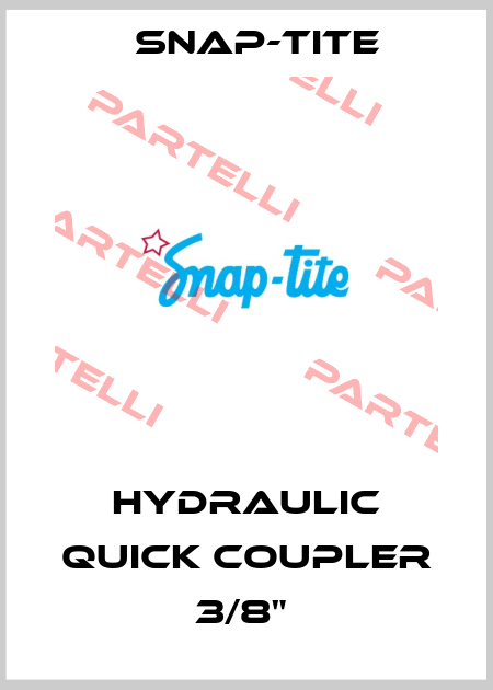 hydraulic quick coupler 3/8"  Snap-tite