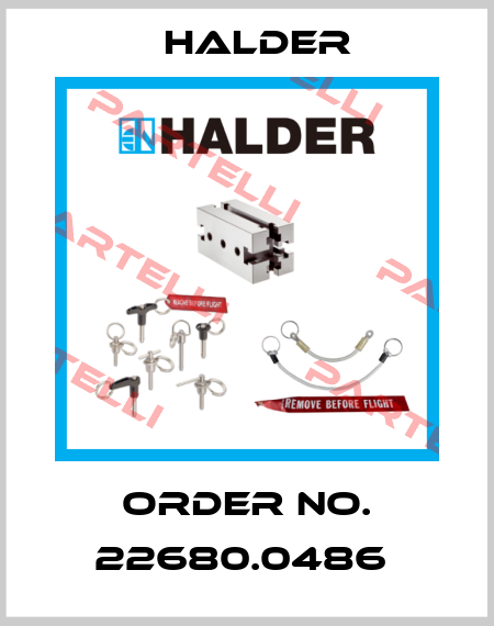 Order No. 22680.0486  Halder
