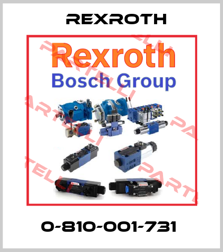 0-810-001-731  Rexroth
