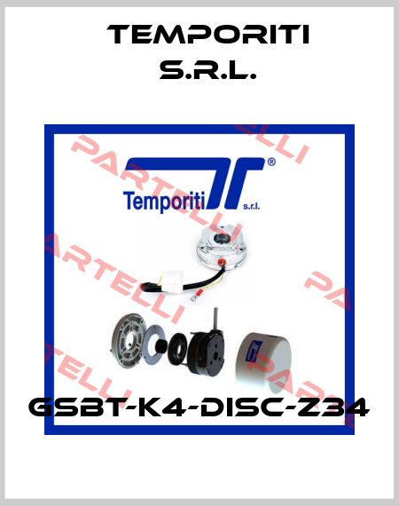 GSBT-K4-DISC-Z34 TEMPORITI Electromagnetic disc brakes