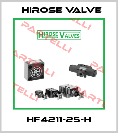 HF4211-25-H Hirose Valve